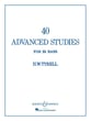 40 ADVANCED STUDIES TUBA cover